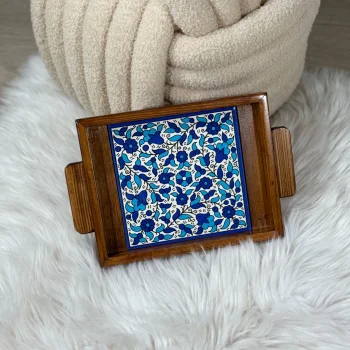 صينية بحجم 15*20سم معربش ازرق second
