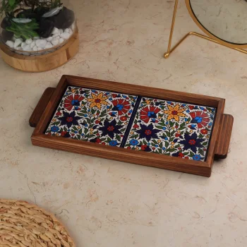 صنية بلاطتين حجم 15*30سم