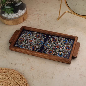 صنية بلاطتين حجم 15*30سم
