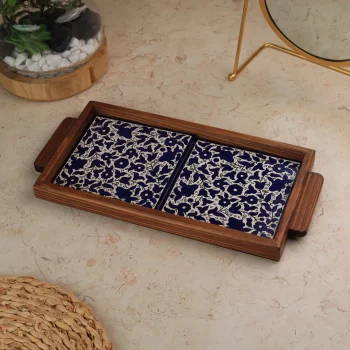 صنية بلاطتين حجم 15*30سم