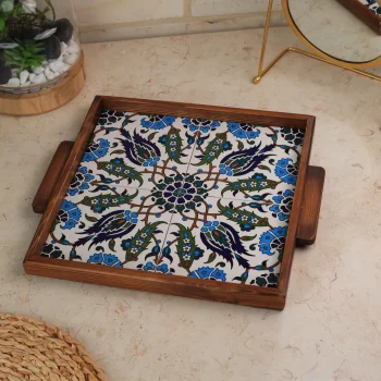 صنية 4 بلاطات حجم 30*30سم