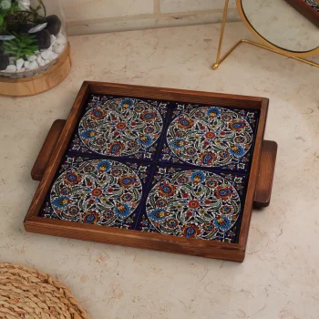 صنية 4 بلاطات حجم 30*30سم
