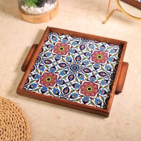 صنية 4 بلاطات حجم 30*30سم