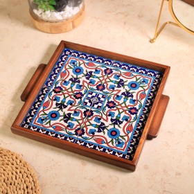 صنية 4 بلاطات حجم 30*30سم