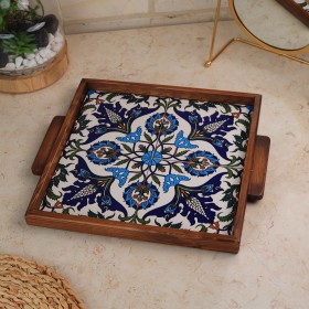 صنية 4 بلاطات حجم 30*30سم