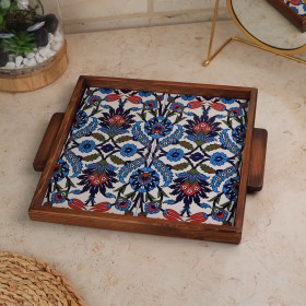 صنية 4 بلاطات حجم 30*30سم