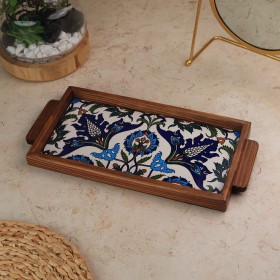 صنية بلاطتين حجم 15*30سم