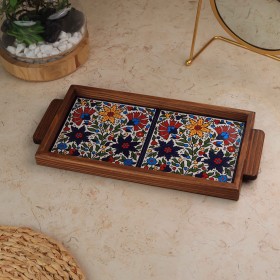 صنية بلاطتين حجم 15*30سم