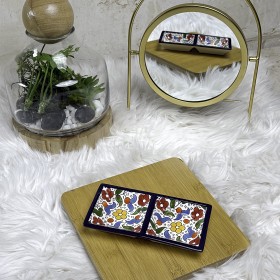 صحن ثنائي مقسوم صغير