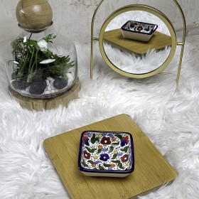 صحن مربع صغير