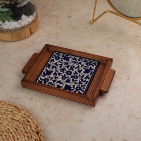 صينية حجم 20*15 سم معربش كحلي