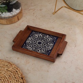 صينية حجم 20*15 سم تركية كحلي