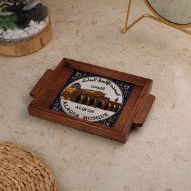 صينية حجم 20*15 سم المسجد الاقصى