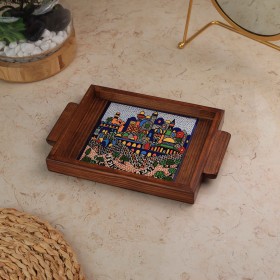 صينية حجم 20*15 سم القدس