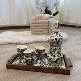 طقم قهوة زيتون